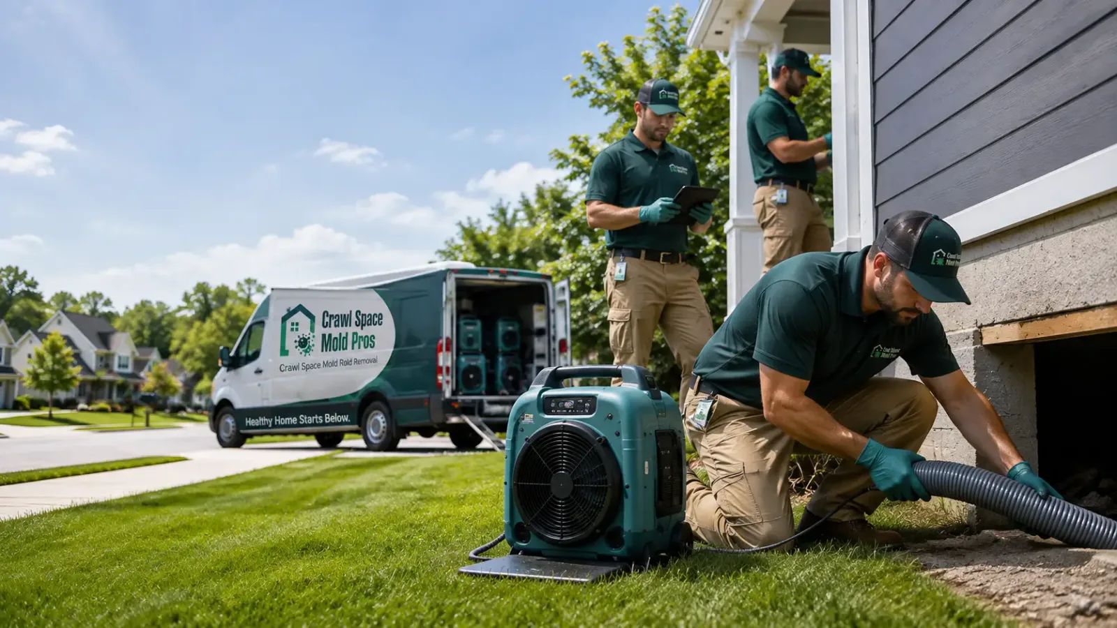 Crawl Space Mold Removal in Barneston, NE